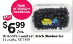 Stop&Shop Driscoll's Sweetest Batch Blueberries offer