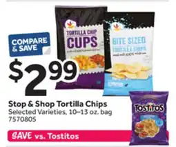 Stop&Shop Stop & Shop Tortilla Chips offer