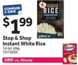 Stop&Shop Stop & Shop Instant White Rice offer