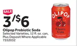 Stop&Shop Olipop Probiotic Soda offer