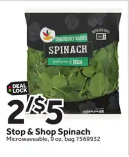 Stop&Shop Stop & Shop Spinach offer
