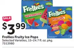 Stop&Shop Frollies Fruity Ice Pops offer