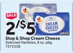 Stop&Shop Stop & Shop Cream Cheese offer