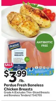 Stop&Shop Perdue Fresh Boneless Chicken Breasts offer