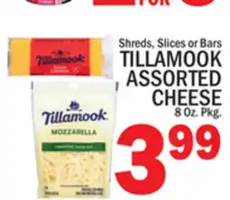 C Town TILLAMOOK ASSORTED CHEESE 8 Oz. Pkg offer