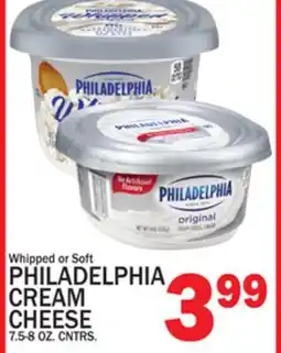 C Town PHILADELPHIA CREAM CHEESE 7.5-8 OZ. CNTRS offer
