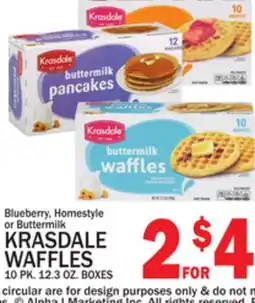 C Town KRASDALE WAFFLES offer