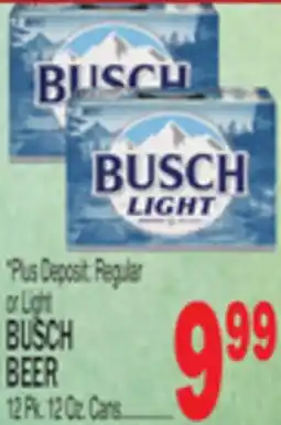 C Town BUSCH BEER offer