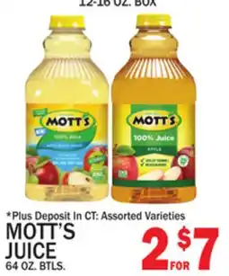 C Town MOTT'S JUICE offer