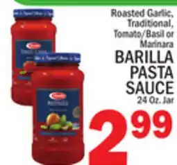 C Town BARILLA PASTA SAUCE offer