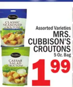 C Town MRS. CUBBISON'S CROUTONS offer