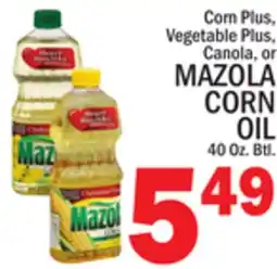 C Town MAZOLA CORN OIL offer