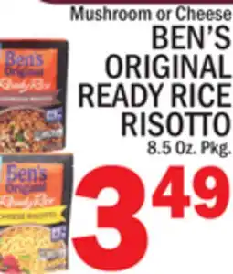 C Town BEN'S ORIGINAL READY RICE RISOTTO 8.5 Oz. Pkg offer