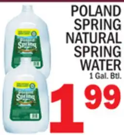 C Town POLAND SPRING NATURAL SPRING WATER offer