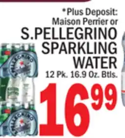 C Town S. PELLEGRINO SPARKLING WATER offer