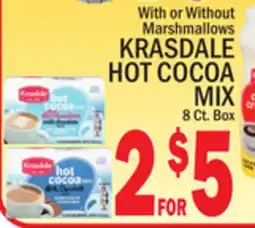 C Town KRASDALE HOT COCOA MIX 8 Ct. Box offer