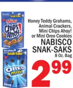 C Town NABISCO SNAK-SAKS offer