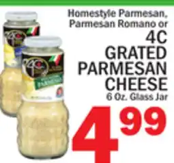 C Town 4C GRATED PARMESAN CHEESE offer