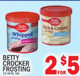 C Town BETTY CROCKER FROSTING offer