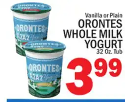 C Town ORONTES WHOLE MILK YOGURT offer