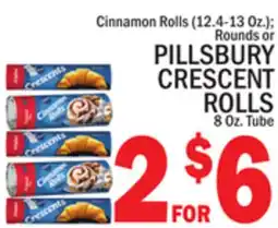 C Town PILLSBURY CRESCENT ROLLS 8 Oz. Tube offer
