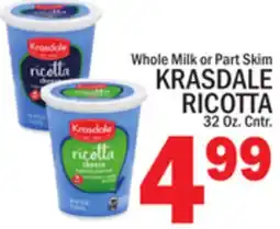 C Town KRASDALE RICOTTA 32 Oz. Cntr offer