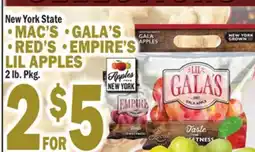 C Town RED'S • EMPIRE'S LIL APPLES offer