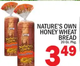 C Town NATURE'S OWN HONEY WHEAT BREAD offer