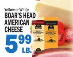 C Town BOAR'S HEAD AMERICAN CHEESE offer