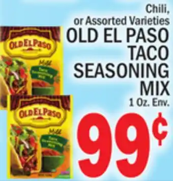 C Town OLD EL PASO TACO SEASONING MIX offer