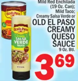 C Town OLD EL PASO CREAMY QUESO SAUCE 9 Oz. Btl offer
