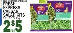 C Town FRESH EXPRESS CAESAR SALAD KITS offer