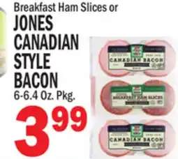 C Town JONES CANADIAN STYLE BACON offer