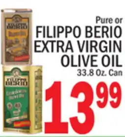 C Town FILIPPO BERIO EXTRA VIRGIN OLIVE OIL offer