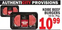 C Town AUTHENTICITY PROVISIONS KOBE BEEF BURGERS offer