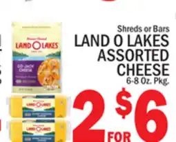C Town LAND O LAKES ASSORTED CHEESE offer