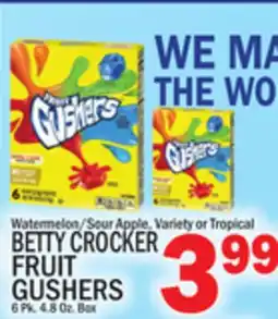 C Town BETTY CROCKER FRUIT GUSHERS offer