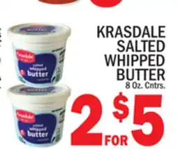 C Town KRASDALE SALTED WHIPPED BUTTER offer