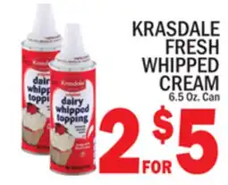 C Town KRASDALE FRESH WHIPPED CREAM offer