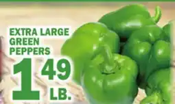 C Town EXTRA LARGE GREEN PEPPERS offer