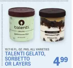 Kings Food Markets TALENTI GELATO, SORBETTO OR LAYERS offer