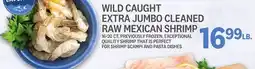 Kings Food Markets WILD CAUGHT EXTRA JUMBO CLEANED RAW MEXICAN SHRIMP offer