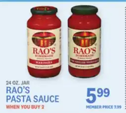 Kings Food Markets RAO'S PASTA SAUCE offer