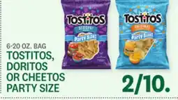 Kings Food Markets TOSTITOS, DORITOS OR CHEETOS PARTY SIZE offer