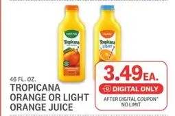 Kings Food Markets TROPICANA ORANGE OR LIGHT ORANGE JUICE offer