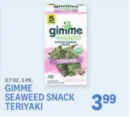 Kings Food Markets GIMME SEAWEED SNACK TERIYAKI offer