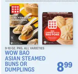 Kings Food Markets WOW BAO ASIAN STEAMED BUNS OR DUMPLINGS offer