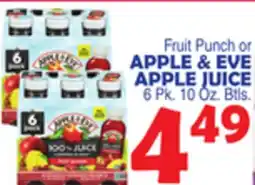 Bravo Supermarkets APPLE & EVE APPLE JUICE offer