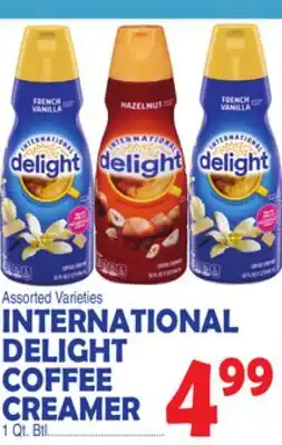 Bravo Supermarkets INTERNATIONAL DELIGHT COFFEE CREAMER offer