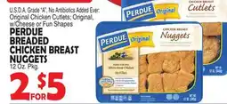 Bravo Supermarkets PERDUE BREADED CHICKEN BREAST NUGGETS offer